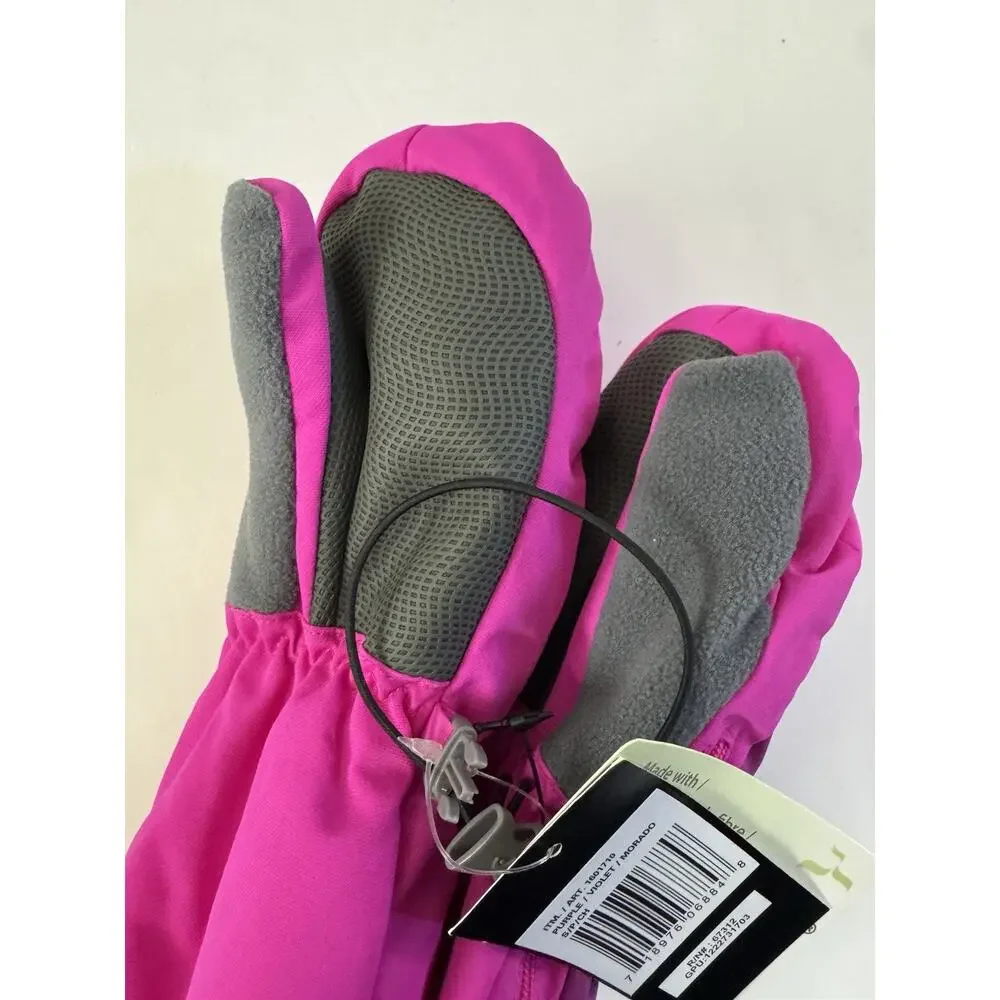 NWT HEAD Jr. Ski Mittens Insulated Pink Child Small Ages 4 to 6 Zip #7409